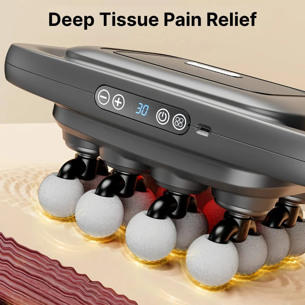 6-Head Deep Tissue Massage Gun