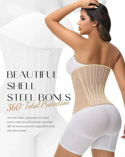 Somvea High Compression Curved Boned Waist Trainer
